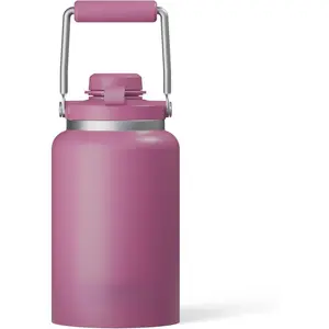 Half Gallon Outback Jug, Stainless Steel, Ceramic Lined Insulated Water Bottle with Lid and Handle, BPA-Free, Double Wall Vacuum Insulation, Orchid