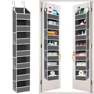 Over the Door Organizer 7 Tiers, No Tilt Closet Organizers and Storage for Bedroom, Weight Capacity of 50 lbs for Back of Door Organizers,Door Hanging Organizer for Closet,Diaper Organizer,Toy Storage