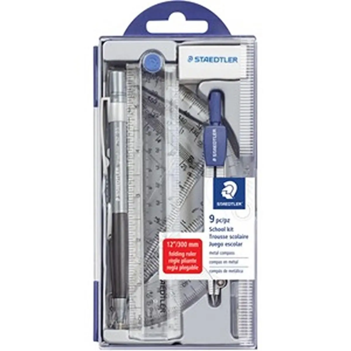 Staedtler STD55060S92 Compass Math Set, 9 Piece