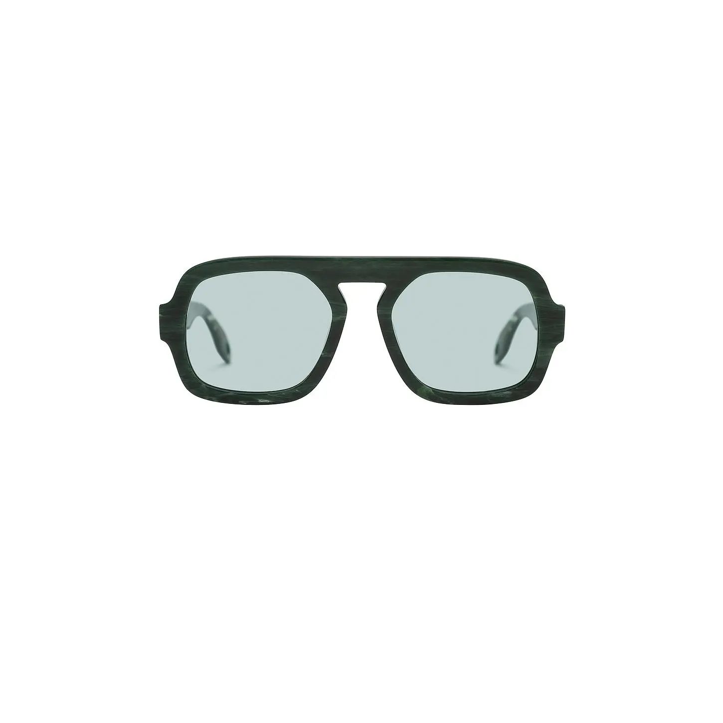 Elisa Johnson Jane Sunglasses in Green Tortoise