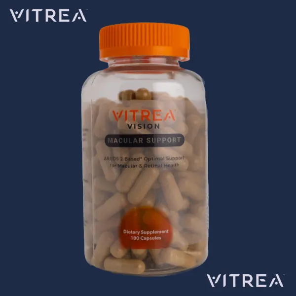 Vitrea Vision Macular Support - AREDS2 Inspired Eye Vitamin, 180ct Bottle