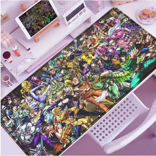 [Sale off up to 65%][Free Ship] HD J-Jojo B-Bizarre A-Adventure Mouse Pad Gaming 900×400mm Mousepad Xxl Mouse Mat Offices Accessories Keyboard Pad Computer Desk (10)