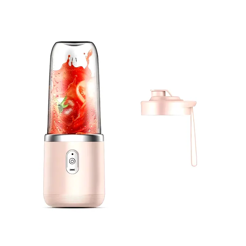 6 Blades USB Portable Juicer Maker, Juicer Fruit Juice Cupautomatic Small Electric Juicer Smoothie Blender Lce Crushcup NONE