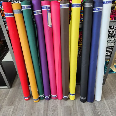 Plain Cotton Dressmaking Lining Fabric - 2yd/5yd Continuous Pieces, Cotton Finish, African Ankara Compatible, Not See Through, Press With Warm Iron, Do Not Bleach