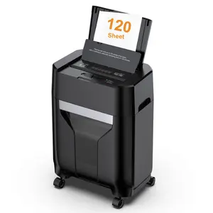 QUIETLEMON 150-Sheet Auto Feed Paper Shredder, P-5 Micro-Cut High Security for Home Office & Small Business, 60-Sheet Manual Capacity, 60-Min Heavy Duty Continuous Run Time, Ultra Quiet <60 dB, 5.28-Gallon Pullout Bin with Wheels