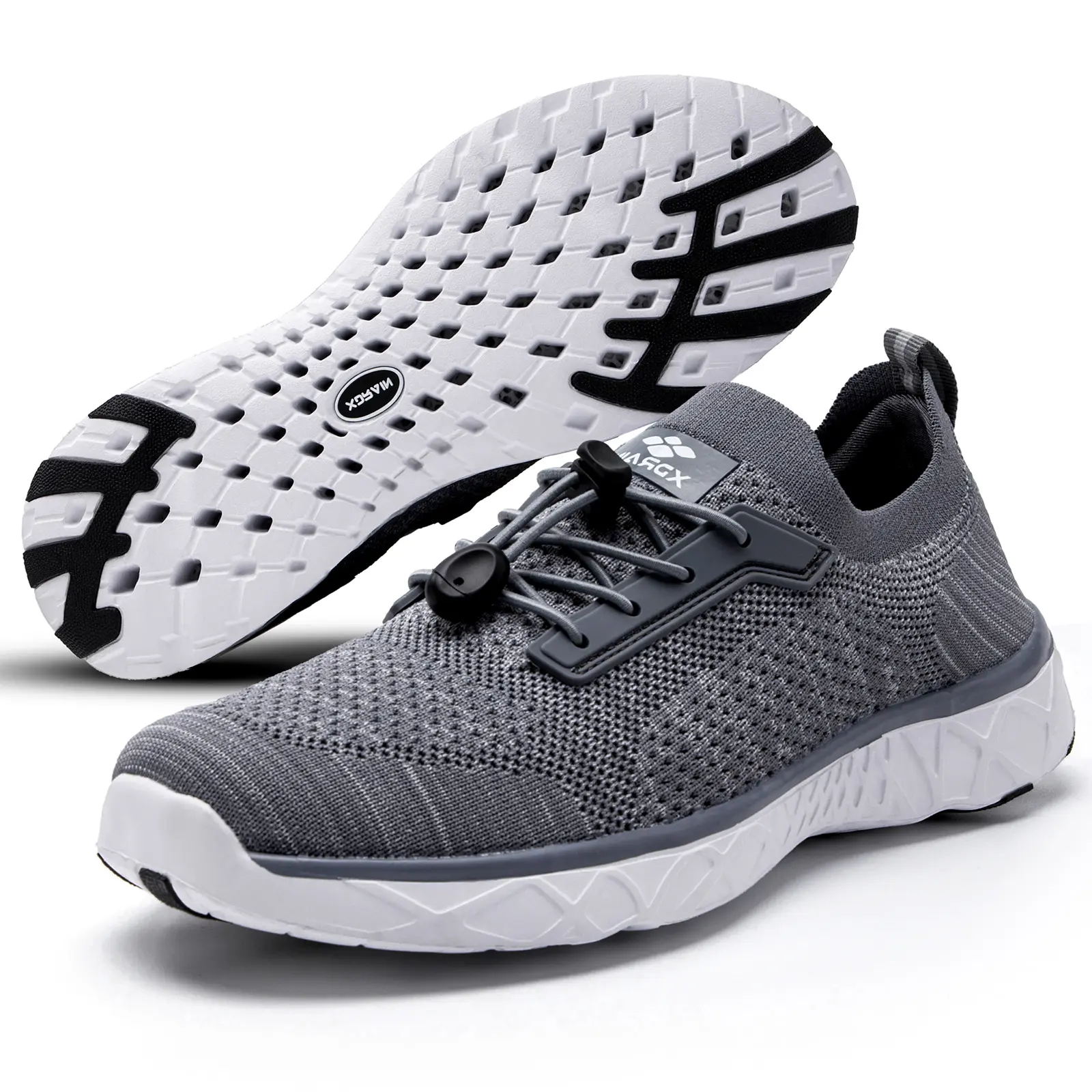 ALEADER Men's Quick-Drying Barefoot Water Shoes, Breathable and Easy-to-Put On and Off Walking Shoes, Suitable for Beaches, Sports, and Swimming Pools