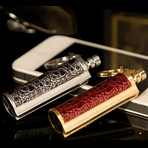 (Kerosene Not Included) Classic Permanent Match Lighter,Portable 10000 Ignition Retro Flint Metal Match Lighter, Durable Zinc Alloy Lighter, Ideal for Outdoor Emergency Fire fighting and Men's Gifts