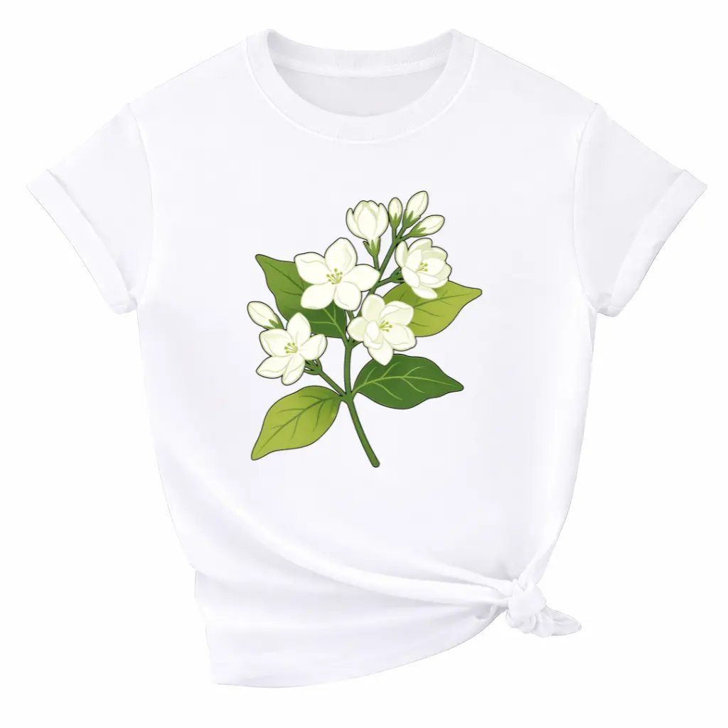 Women's Oversized  Crew Neck T-Shirt Floral Print Comfortable And Breathable Summer Exclusive