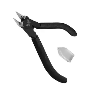 stedi 4.7 inch (about 11.9 cm) Model Pliers with Sharp Thin Blades and Blade Box Plastic Modeling Tool for Gundam Construction Repair and Fixing Pouring Knife, Black Hardware Heavy Duty