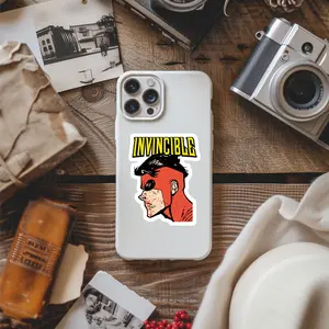 Wounded Invincible Profile Vinyl Sticker, Battle Scene Comic Decal for Phone, Laptop, Water Bottle, Collector Style