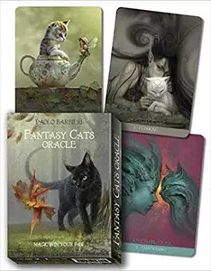Fantasy Cats Oracle by Paolo Barbieri — 23-Card Feline Fantasy Art Oracle Deck