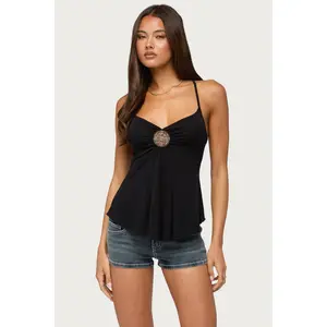 Kirstine Bead Patch Tank Top