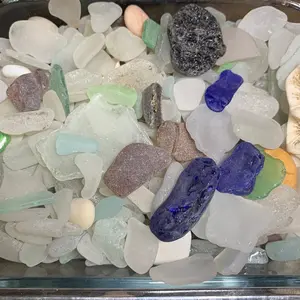 Hand Collected Lake Erie Beach glass in multiple colors and sizes
