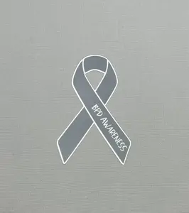 BPD (Borderline Personality Disorder) Awareness Ribbon Sticker
