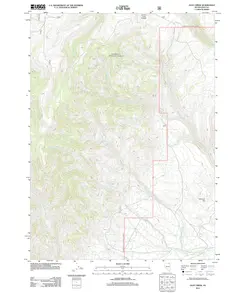 Goat Creek Nevada USGS Topographic Quadrangle Map, 2012, 1:24000