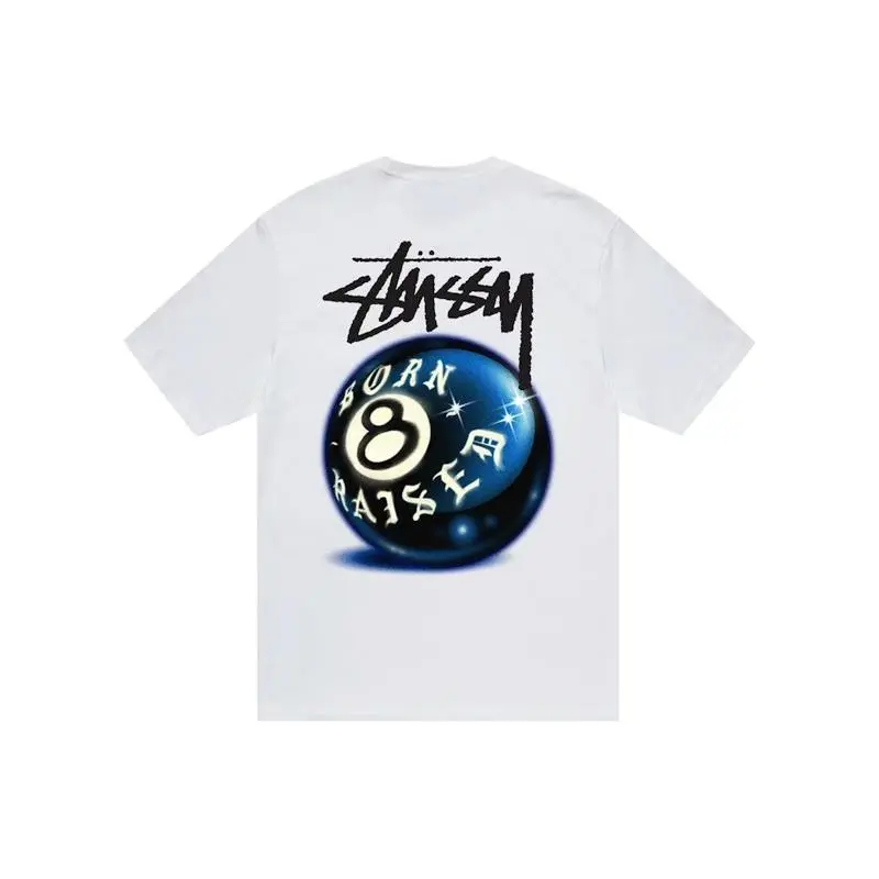 Stussy Born X Raised 8 Ball Tee White (men) by StockX