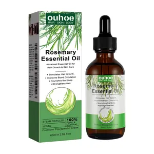 OUHOE Rosemary Essential Oil (Hair Growth Serum) Rosemary Hair Follicle Stimulating Jojoba Oil Nourishing Hair Root Hair Care Oil