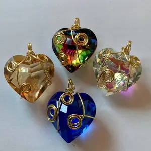 Crystal Heart Pendant (4,5cm * 4,5cm)