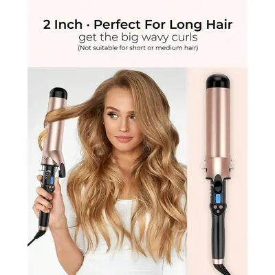 Hair Curler Inch Curls Shop Hot Tools Inch 24K Gold Jumbo Curling