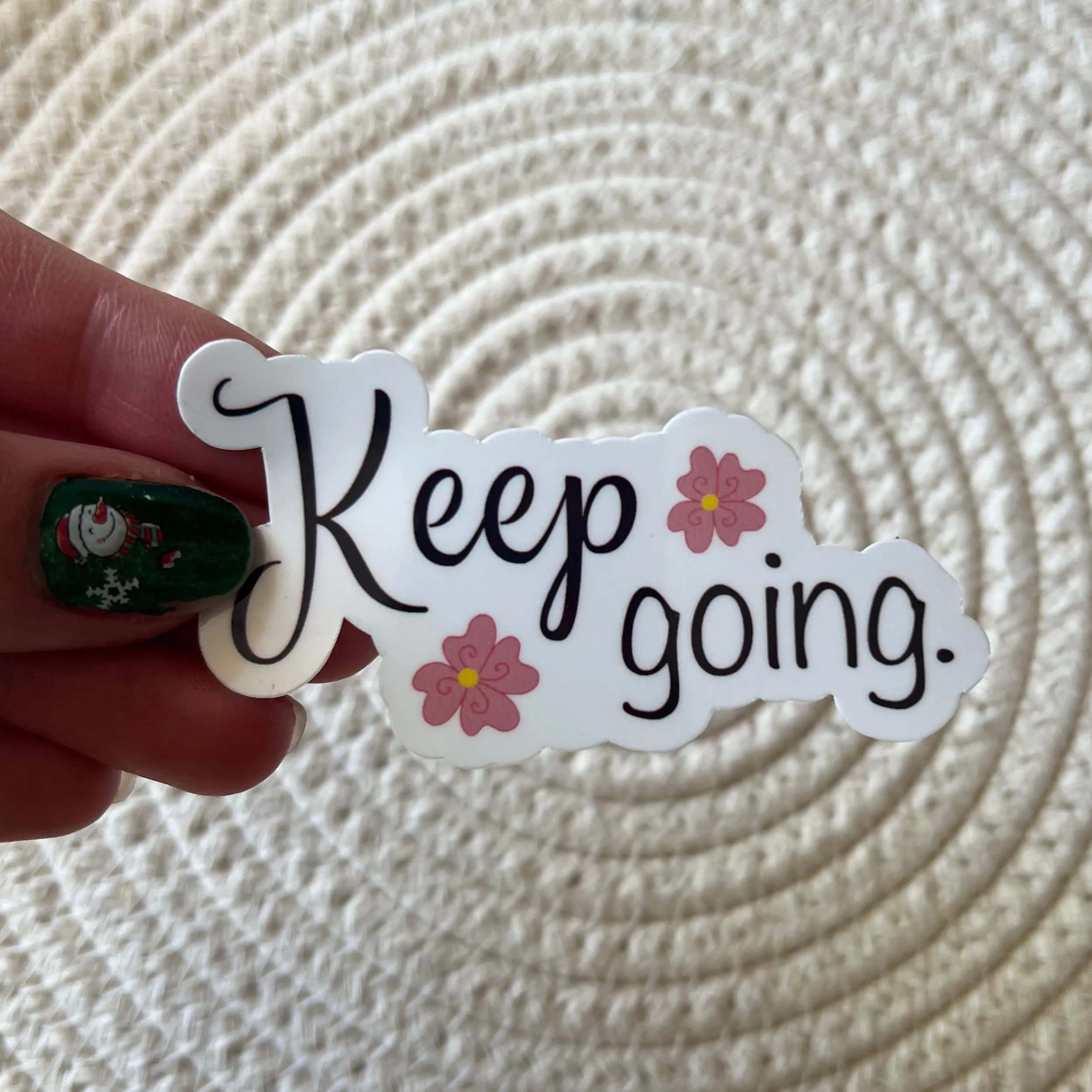 Keep going Motivational Sticker, Self Love Sticker, Quote Sticker, Positive Quote, Laptop Stickers, Motivational Sticker, Positive Sticker, Best friend gift, Inspirational Stickers