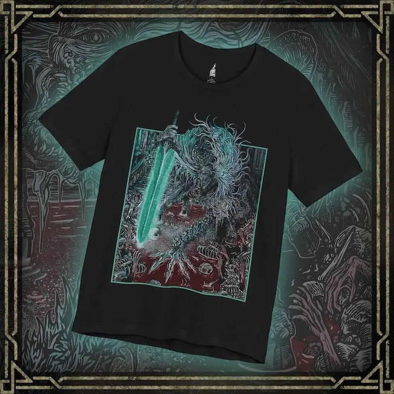 Drippy Souls Ludwig the Accursed Holy Blade Grim T-Shirt