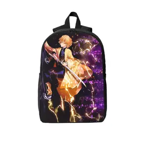 Demon Slayer Zenitsu Backpack - Anime Fan School & Travel Bag