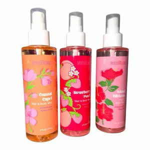 Coastal Capri, hibiscus islands, strawberry peach spathecary fragrance body mist 6-Fl oz