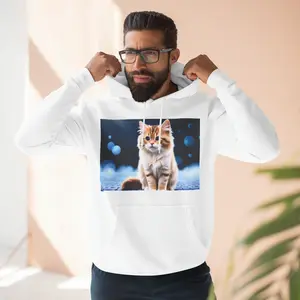 Three-Panel Fleece Hoodie