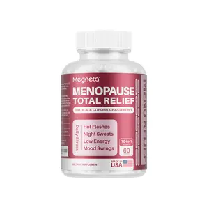 MEGNETA Menopause Total Relief | 10 In 1 Women's Supplement | Hot Flashes & Night Sweats & Low Energy & Mood Swings- Healthcare