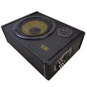 6/8/10 Inch Ultra-Thin Premium Car Subwoofer 12V/24V/220V Bluetooth TF Card Remote Control Vehicle Speaker