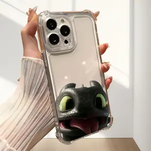 Couple Toothless & Light Fury Dragon Phone Case for iPhone 17 Air 16 15 14 13 12 11 Pro Max Plus