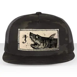 Mermaid & the Shark: Friends and Foes of the Sea Trucker Vintage