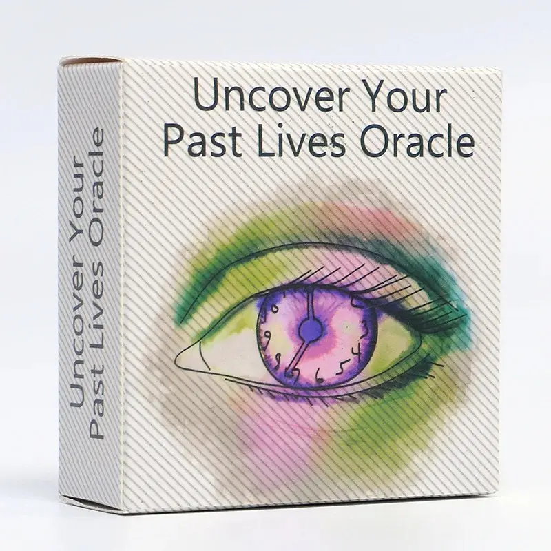 60 Cards Uncover Your Past Lives Oracle  Fortune Telling Game Card Divination Fate Party Family Board Game Conversation Card Game Card Games For Families Juegos De Mesa