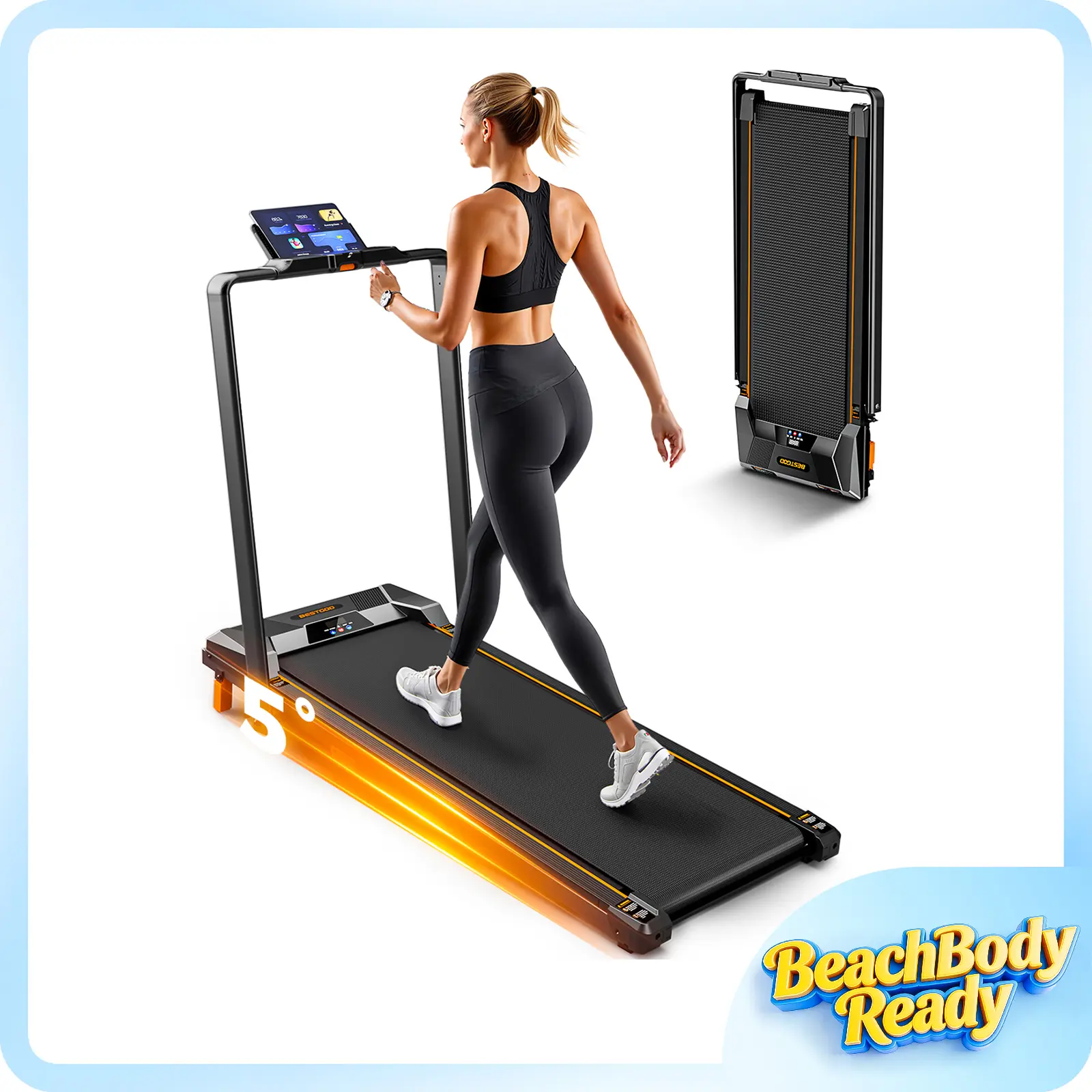 Incline Treadmills Home, 330 lbs Capacity, 3-in-1 Under Desk Treadmill, Shock-Absorbing Quiet Walking Pad, Indoor Mini Exercise Equipment with Remote Control, with LED Display, Office Use, T1 classic, Gift Choice
