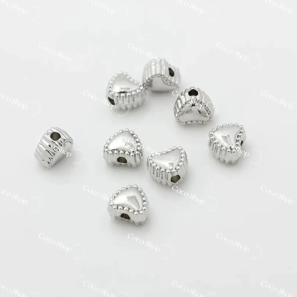 Silver Heart Spacer