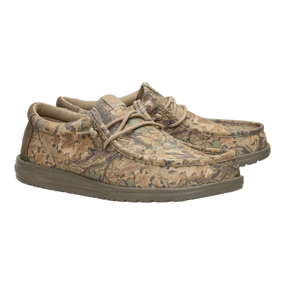 Slip-On Men\'s Casual Shoe - Brown Camo HEYDUDE X Mossy Oak - Mens Comfortable Slip on Shoes  main image 3