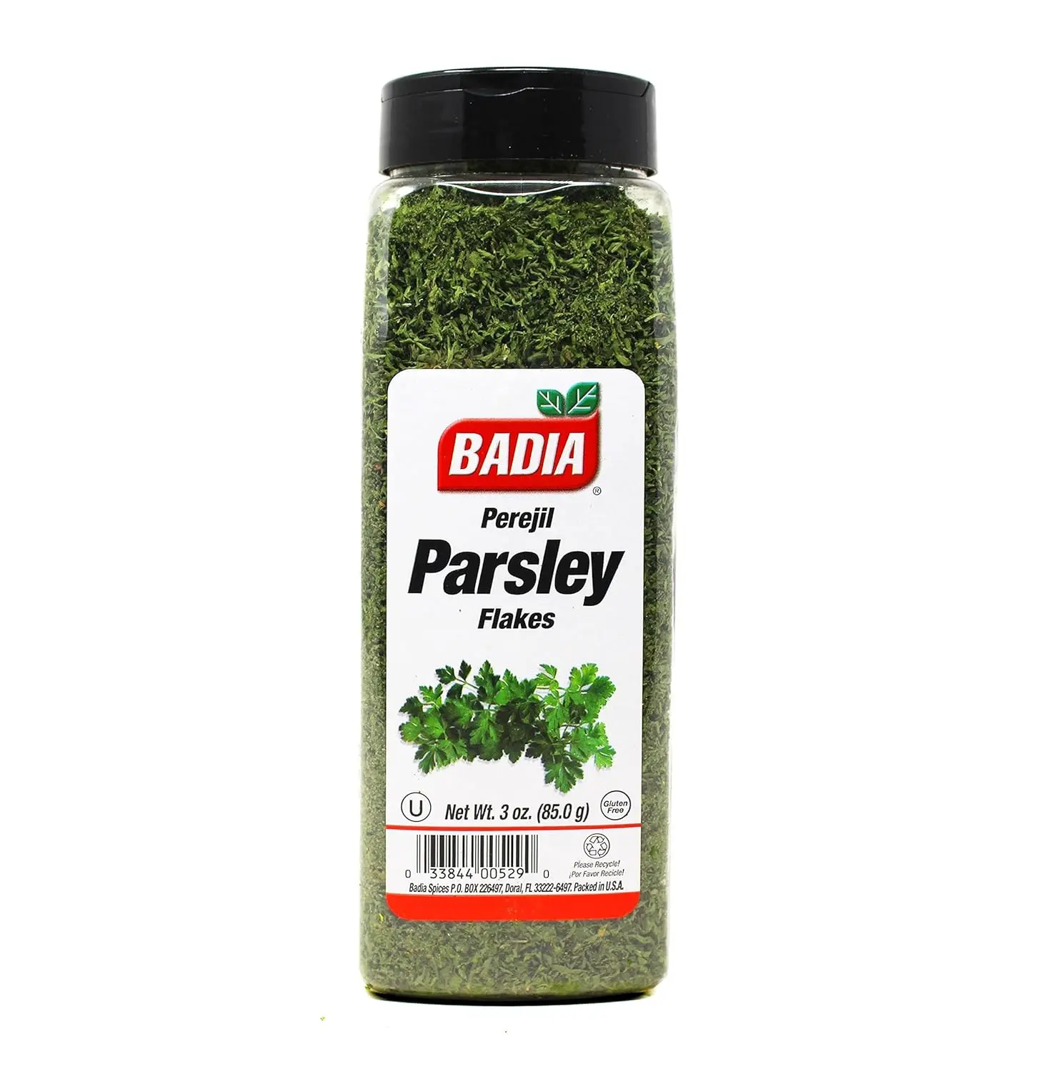 Badia Parsley Flakes - 3 oz Badia Spices Fresh Aromatic Herb, Enhances Flavor for Cooks, Versatile Uses for Cooking, Garnishing