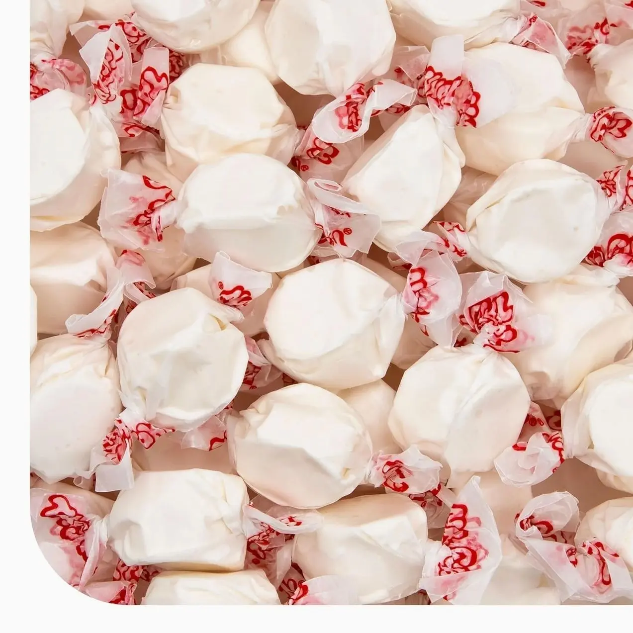 Salt Water Taffy Candy - 1 Pound Bag - Chewy Candy - Old Fashioned Vanilla Taffy Individually Wrapped - Soft and Creamy Treat for Buffets, Party Favors, Office Bowls