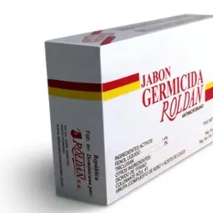 Jabon GERMICIDA ROLDAN SOAP 2% RED 2.63 oz 75g  Skincare Antibacterial Daily Cleanser