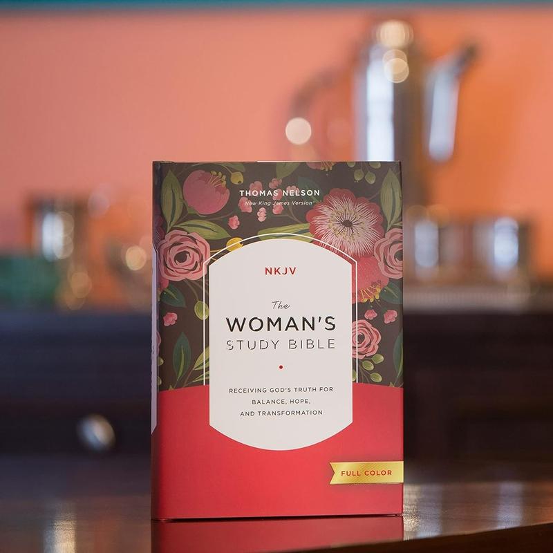 NKJV, The Woman's Study Bible, Hardcover, Red Letter, Full-Color Edition: Receiving God's Truth for Balance, Hope, and Transformation by Dorothy Kelley Patterson||Rhonda Kelley||Thomas Nelson [Hardback Book]
