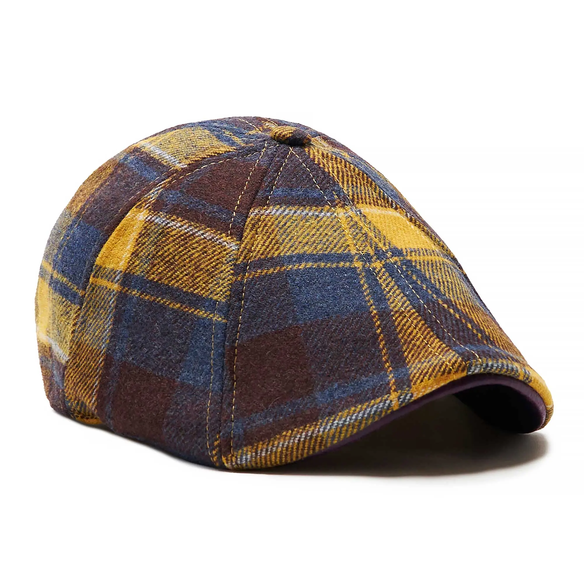 The Majestic Rose Boston Scally Cap - Majestic Plaid