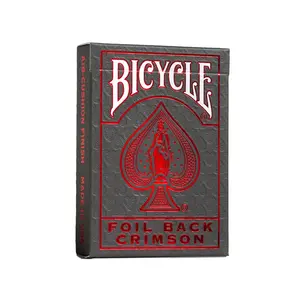 Bicycle Metalluxe Red Crimson Playing Cards