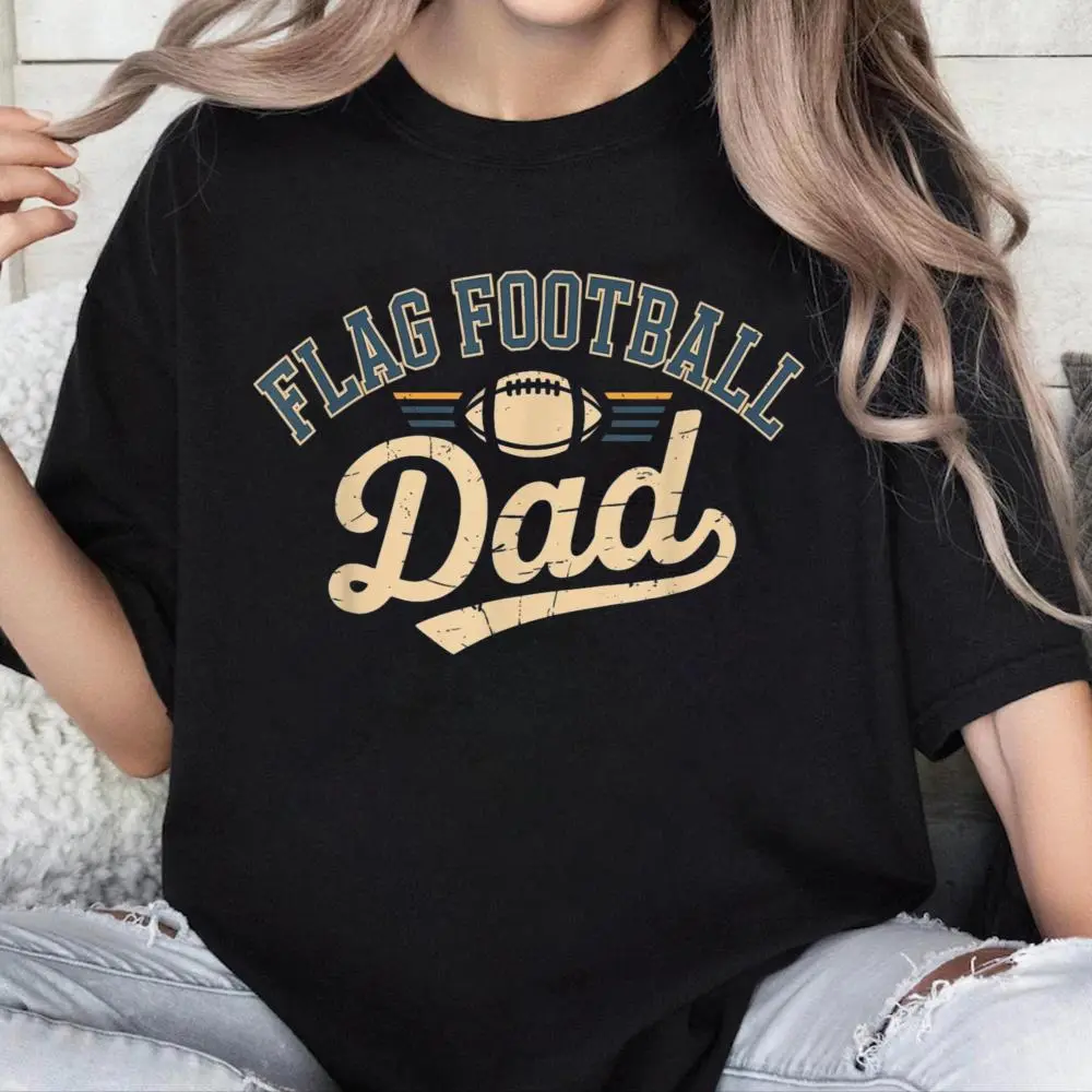 100% Cotton Flag Football Dad T-Shirt