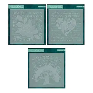 Crafts & Sewing Stamps by Me Heartfelt Moments Stamp and Embossing Folder Kits