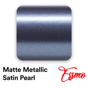 Matte Metallic Satin Pearl Thundercloud Blue Vinyl Wrap
