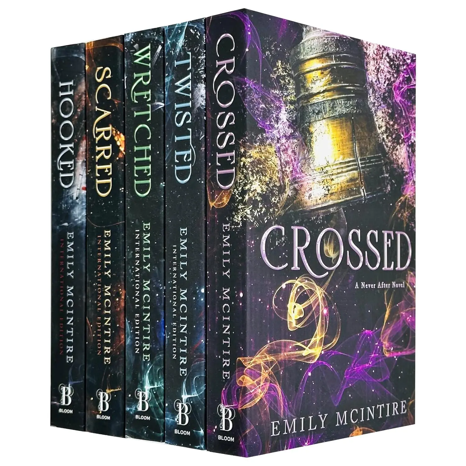 Foblit ltd Never After Series Books 1-5 Collection Set by Emily McIntire - Paperback
