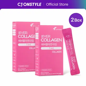 EVER COLLAGEN Time Collagen Powder Stick - Double Set (3g x 20 Sticks)