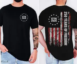 [Sale off up to 50%] Retro Usa 250 Shirt, 250 Years of Freedom, Celebrate 250th Anniversary Shirt Usa Flag Tee 4th of July Shirt Patriotic Gift