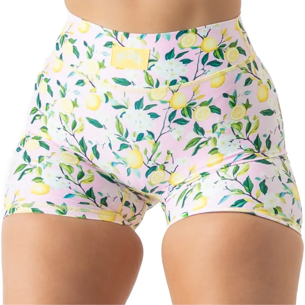 Pink Lemon Biker Shorts
