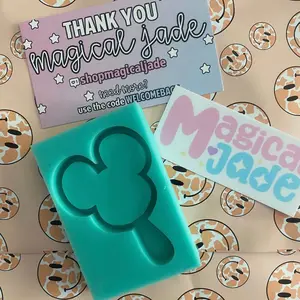 Mouse Ear Ice Cream Bar Shaker Silicone Mold